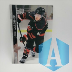 2020-21 Upper Deck Jake Gardiner #286 Clear Cut Carolina Hurricanes
